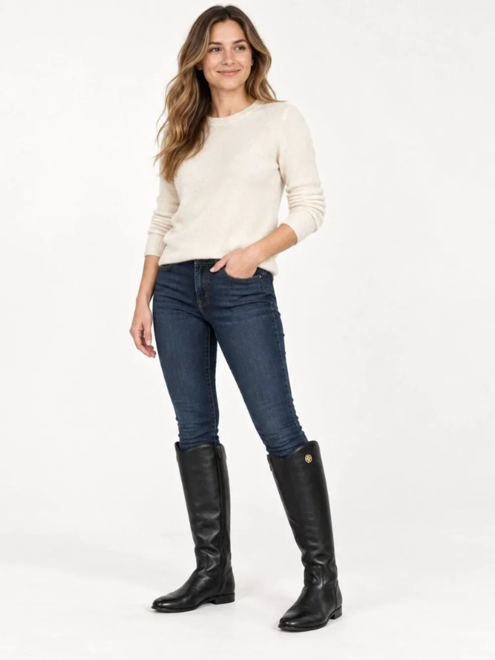 Tory Burch Equestrian Boots